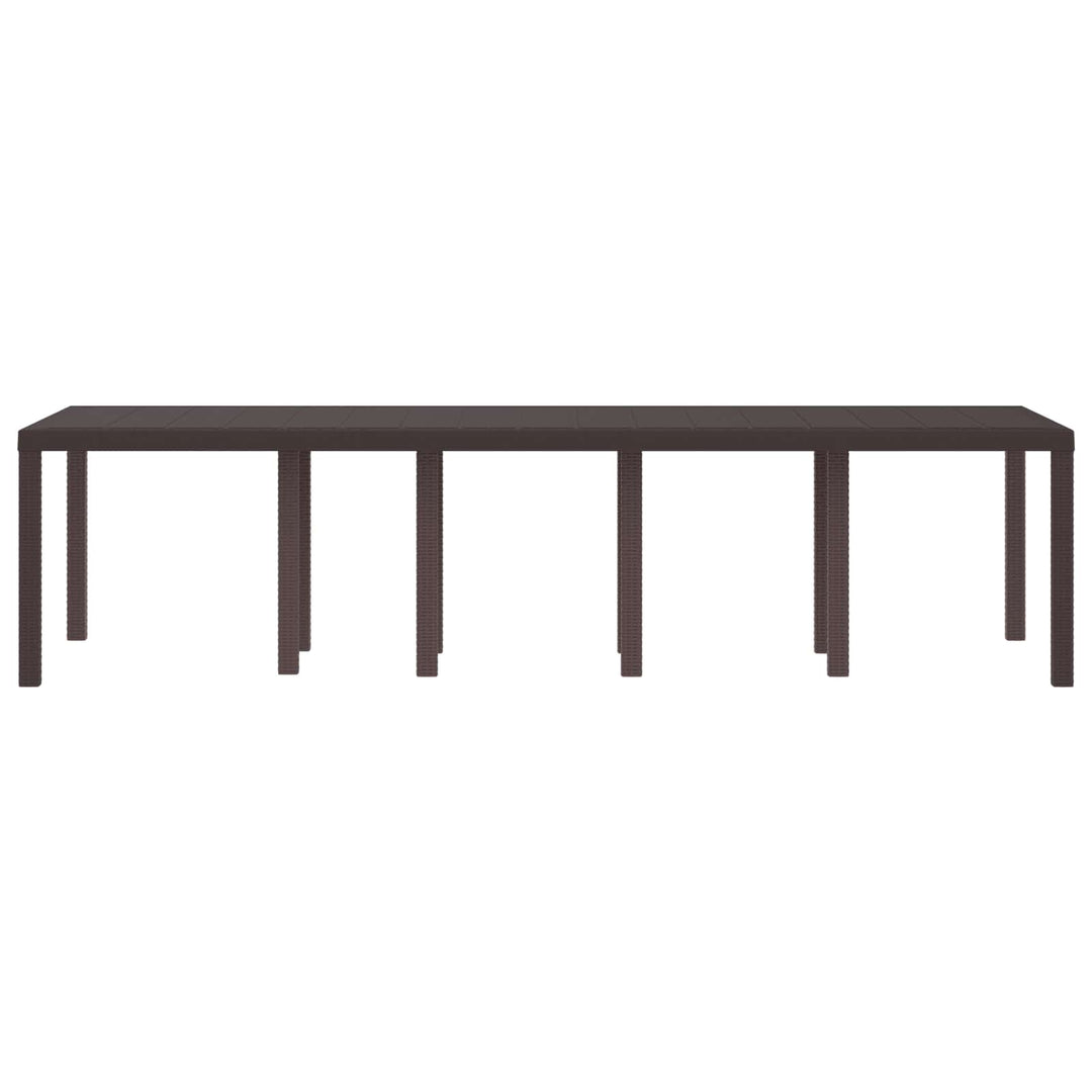 Havemøbel Bord Brun 300 x 100 x 73 cm polyrattan