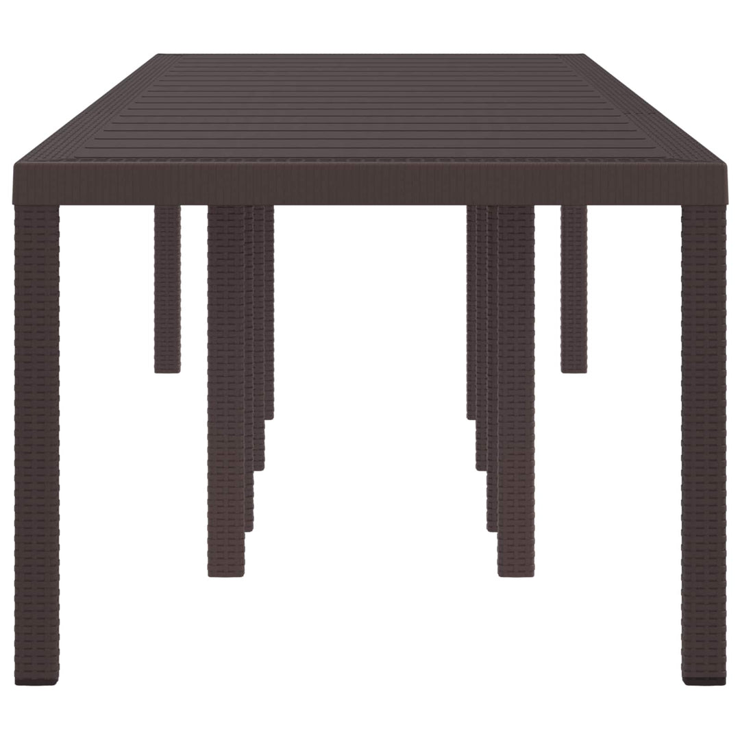 Havemøbel Bord Brun 300 x 100 x 73 cm polyrattan