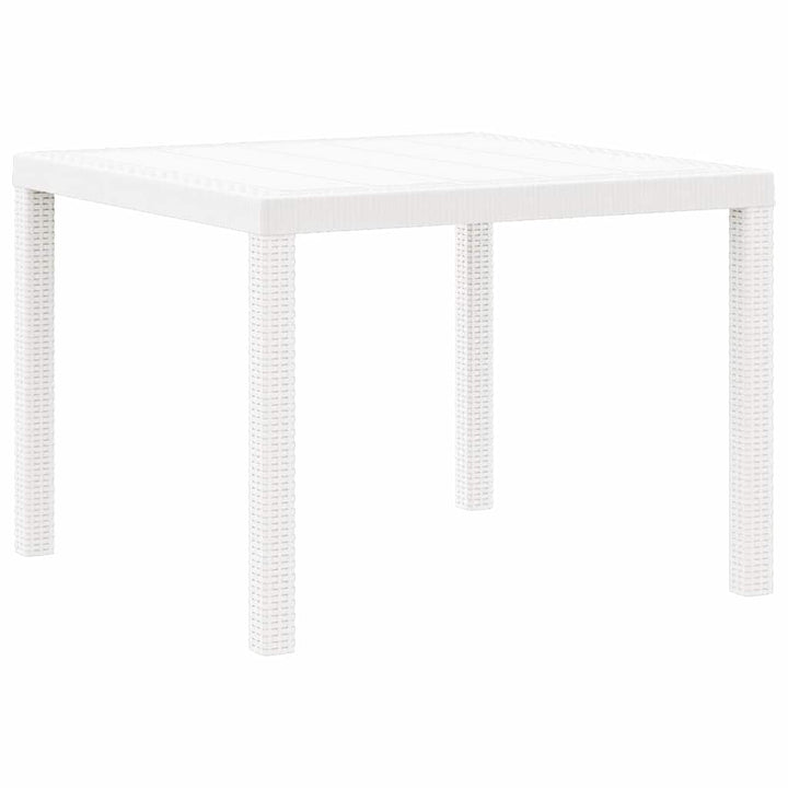 Have Spisebordssæt 5 stk. Hvid Polypropylen