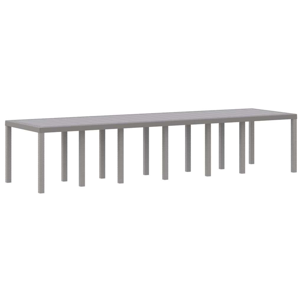 Have Spisebordssæt 13 pcs Lysegrå Polt rattan