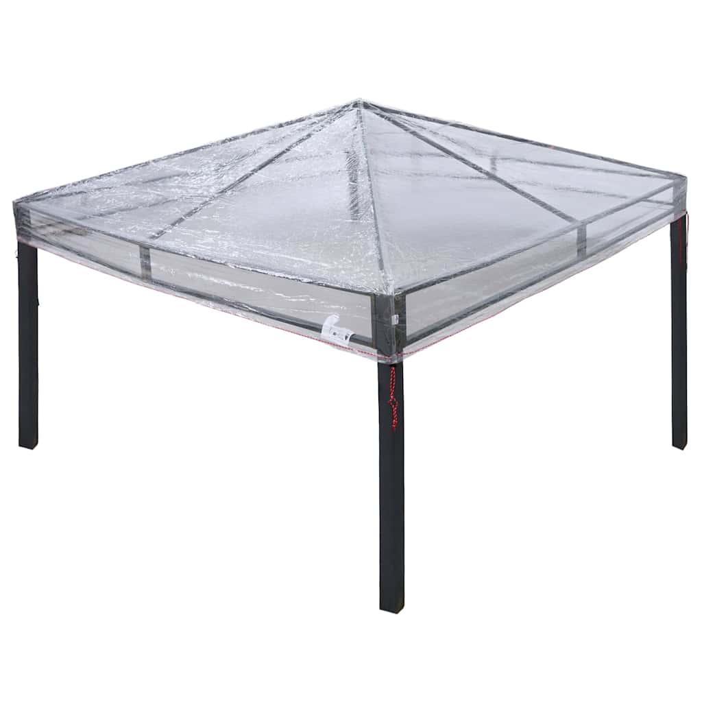 Gazebo Cover Erstatning Transparent 300 x 300 x 26 cm PVC
