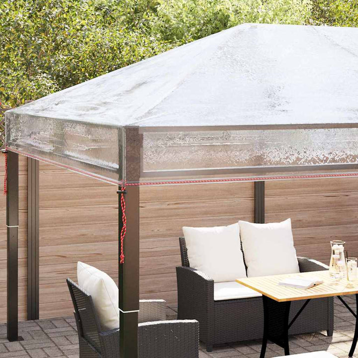 Gazebo Cover Erstatning Transparent 400 x 300 x 32 cm PVC