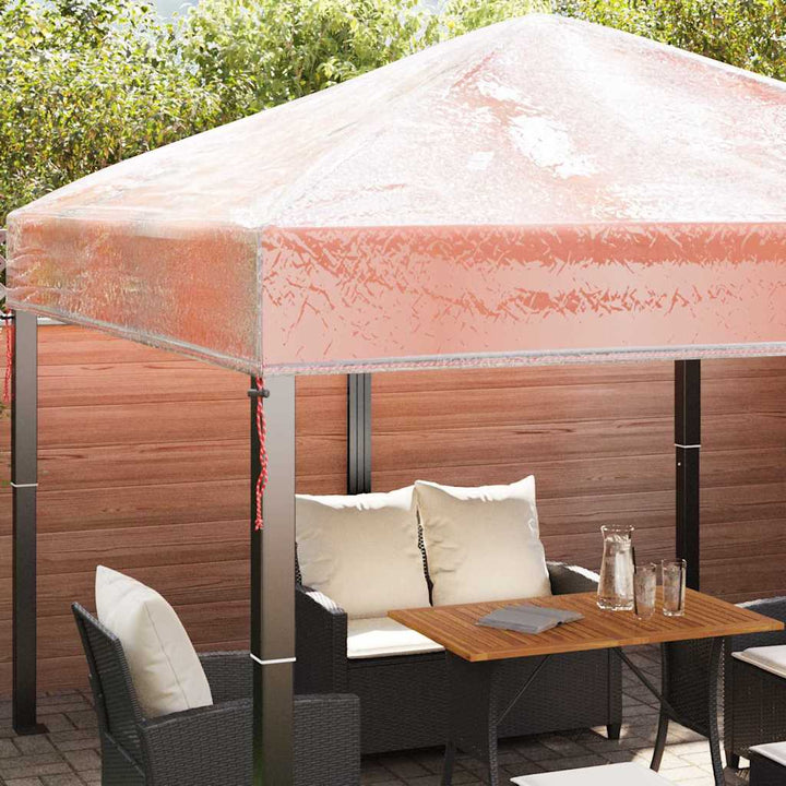 Gazebo Cover Erstatning 300 x 300 x 26 cm Transparent PVC
