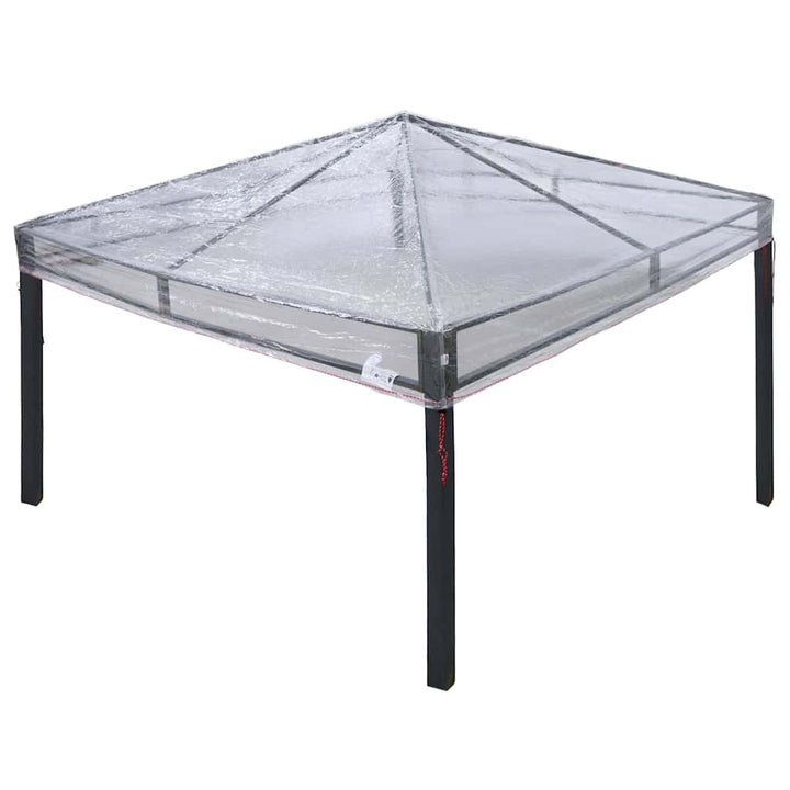 Gazebo Cover Erstatning 300 x 300 x 26 cm Transparent PVC