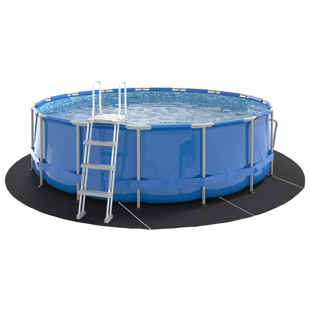 Pool Bundark Sort Ø 428 cm Non-woven stof
