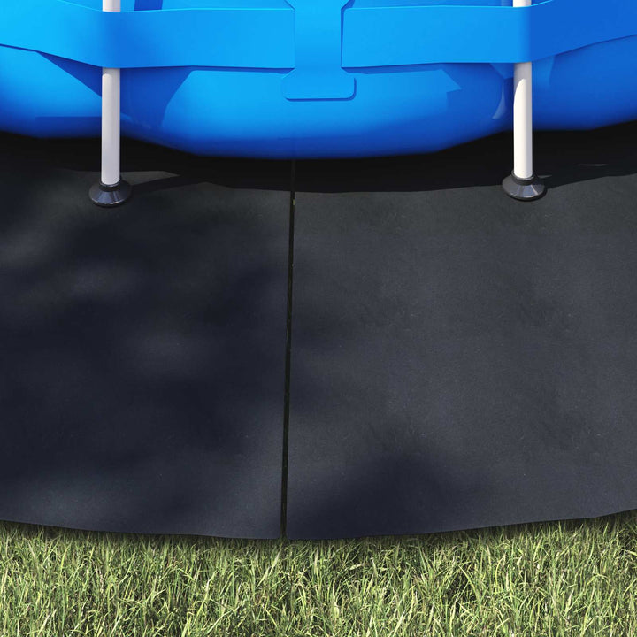 Pool Bundark Sort Ø 500 cm Non-woven stof