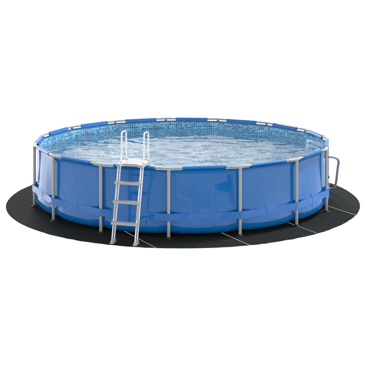 Pool Bundark Sort Ø 550 cm Non-woven stof