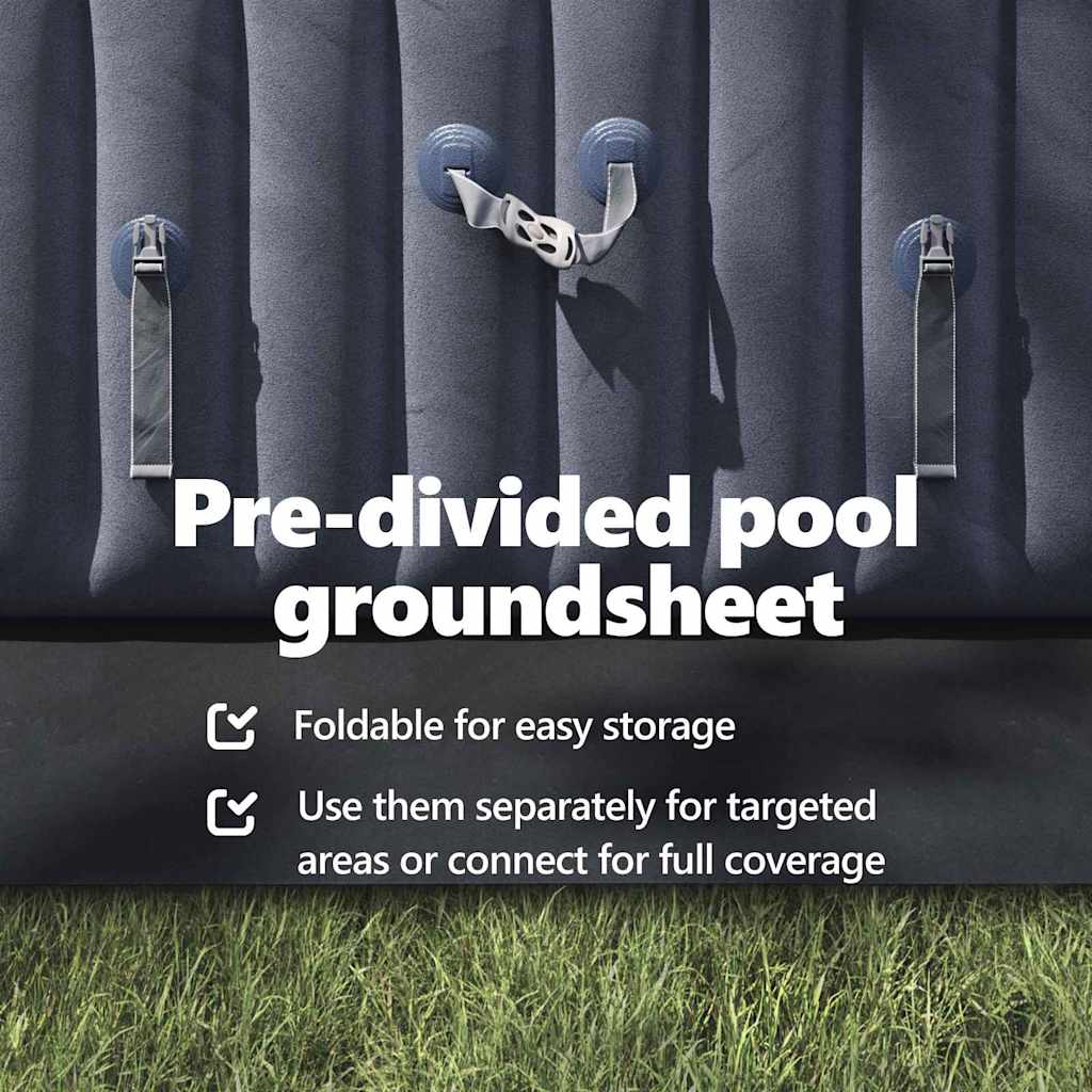 Pool Bundark Sort 500 x 250 x 0,1 cm Non-woven stof