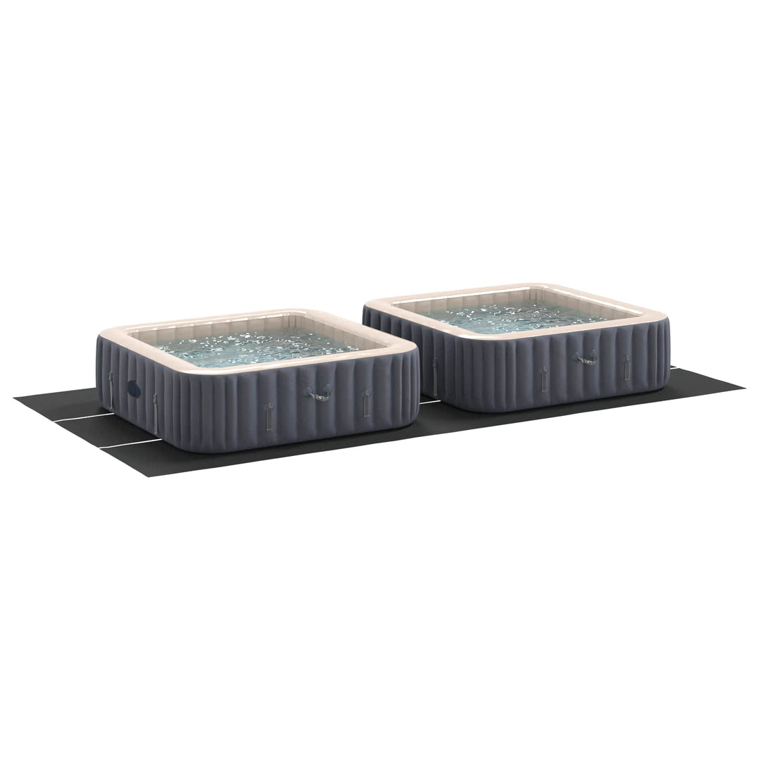Pool Bundark Sort 640 x 321 x 0,1 cm Non-woven stof