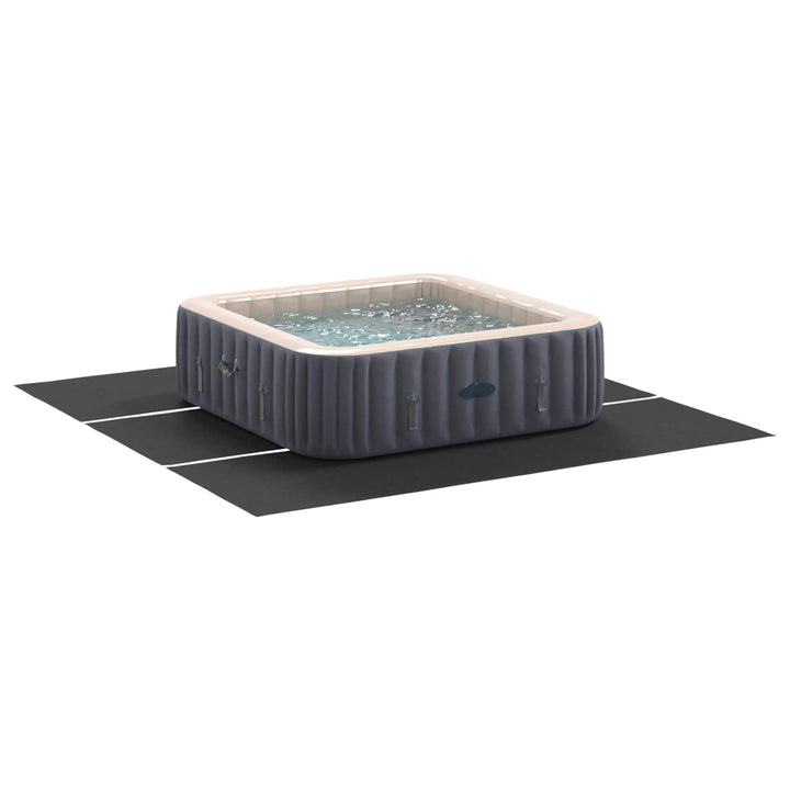 Pool Bundark 396 x 396 x 0,1 cm Firkantet Non-woven stof Sort