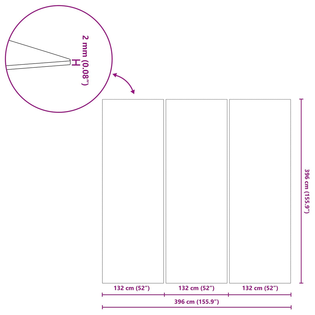 Pool Bundark 396 x 396 x 0,1 cm Firkantet Non-woven stof Sort