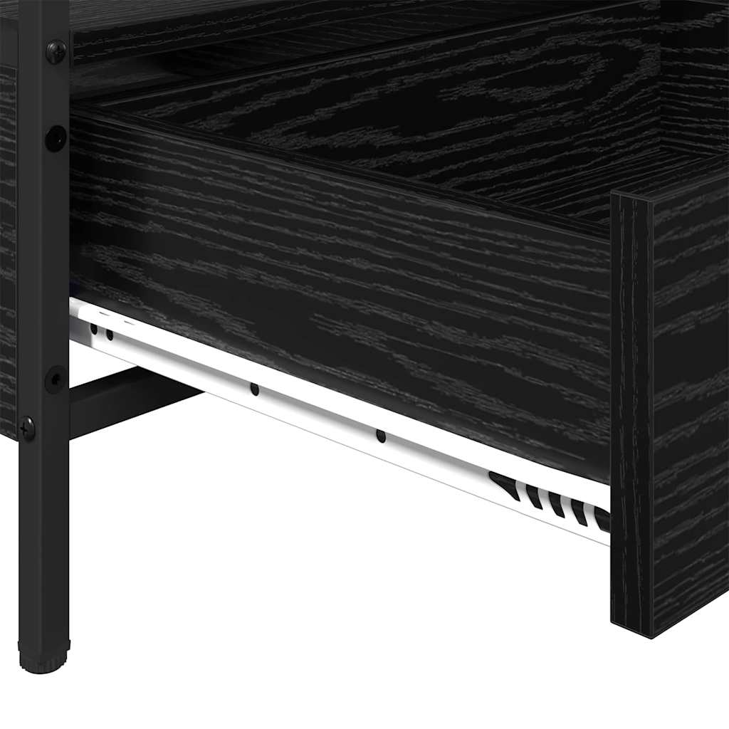 Sofabord with Drawer Sort eg 100 x 51 x 45 cm Konstrueret træ
