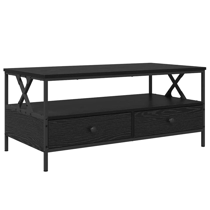 Sofabord with Drawer Sort eg 100 x 51 x 45 cm Konstrueret træ