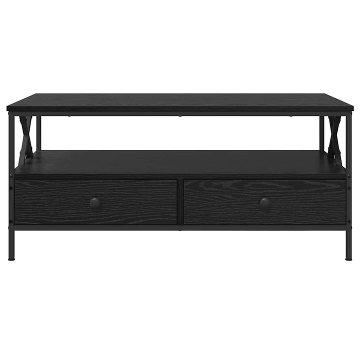 Sofabord with Drawer Sort eg 100 x 51 x 45 cm Konstrueret træ