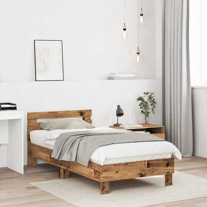 Sengestel Gammelt træ 193 x 95 x 88 cm Konstrueret træ