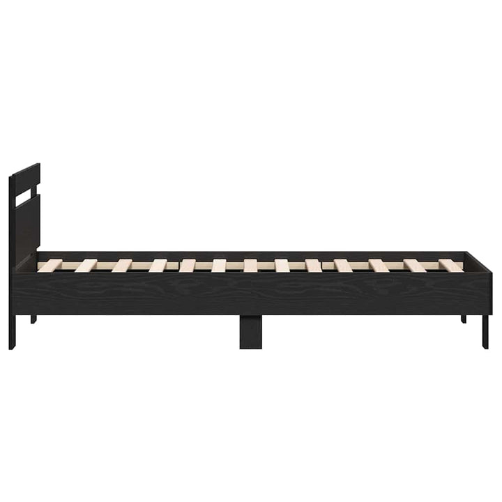 Sengestel Sort eg 193 x 95 x 88 cm Konstrueret træ