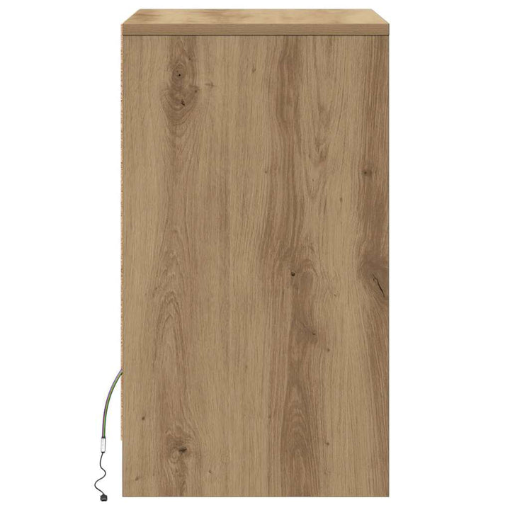 LED Sengeskab artisan eg 38 x 34 x 61 cm Konstrueret træ