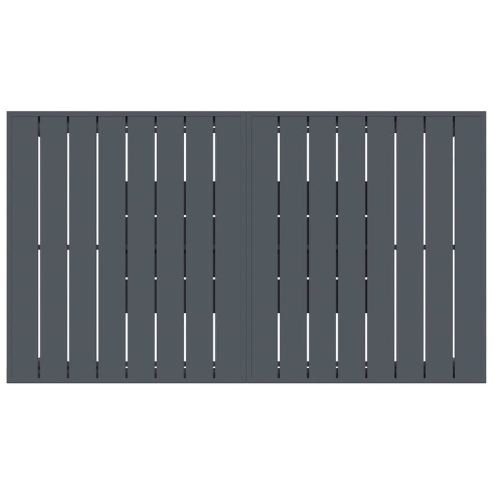 Have Spisebordssæt 9 stk. Sort polyrattan