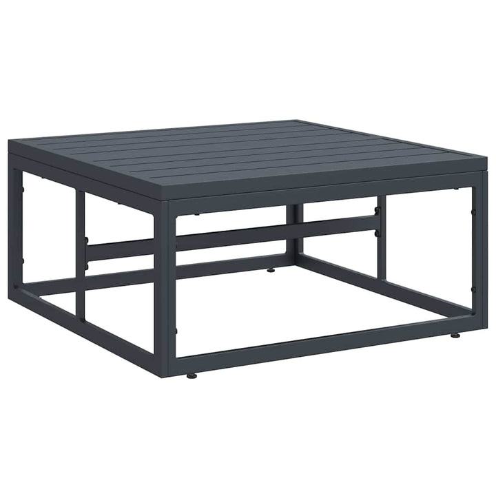 Havesofa Sæt med pude 11 pcs Sort Stål