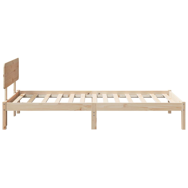 Sengestel Naturfarvet 100 x 200 cm Massiv fyrretræ