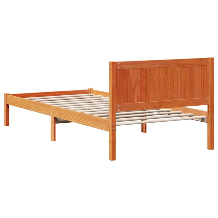 Sengestel Brun 80 x 200 cm Massivt fyrretræ