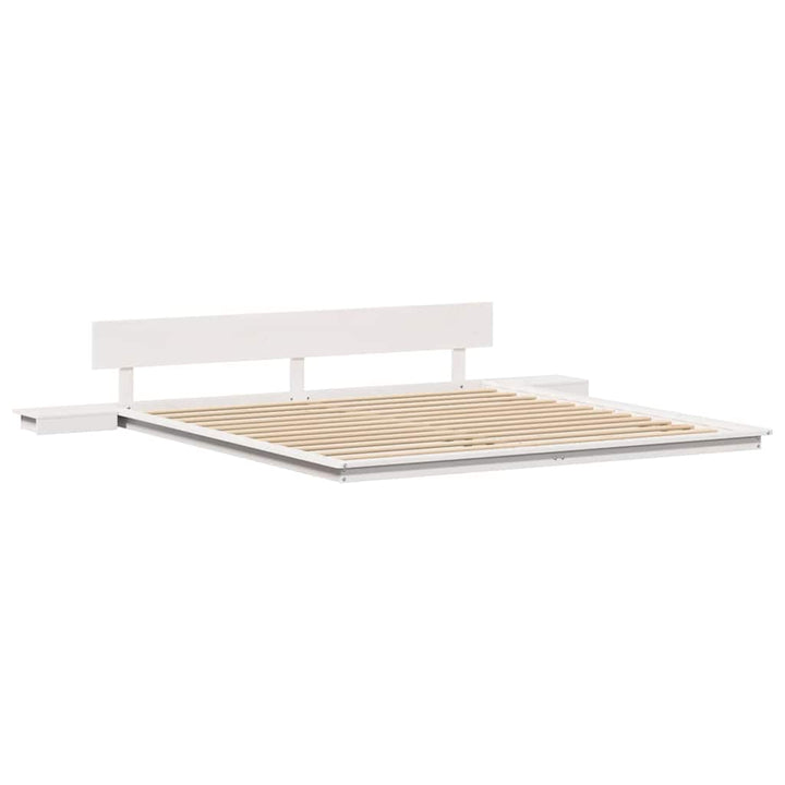 Sengestel Hvid 180 x 200 cm træ