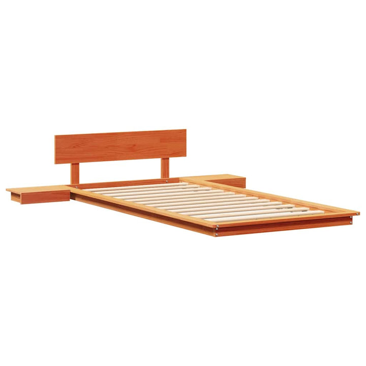 Sengestel Brun 80 x 200 cm træ