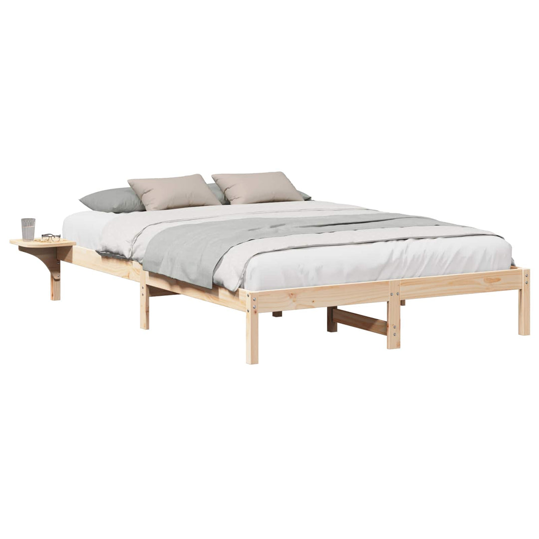 Sengestel Naturfarvet 150 x 200 cm Massiv fyrretræ