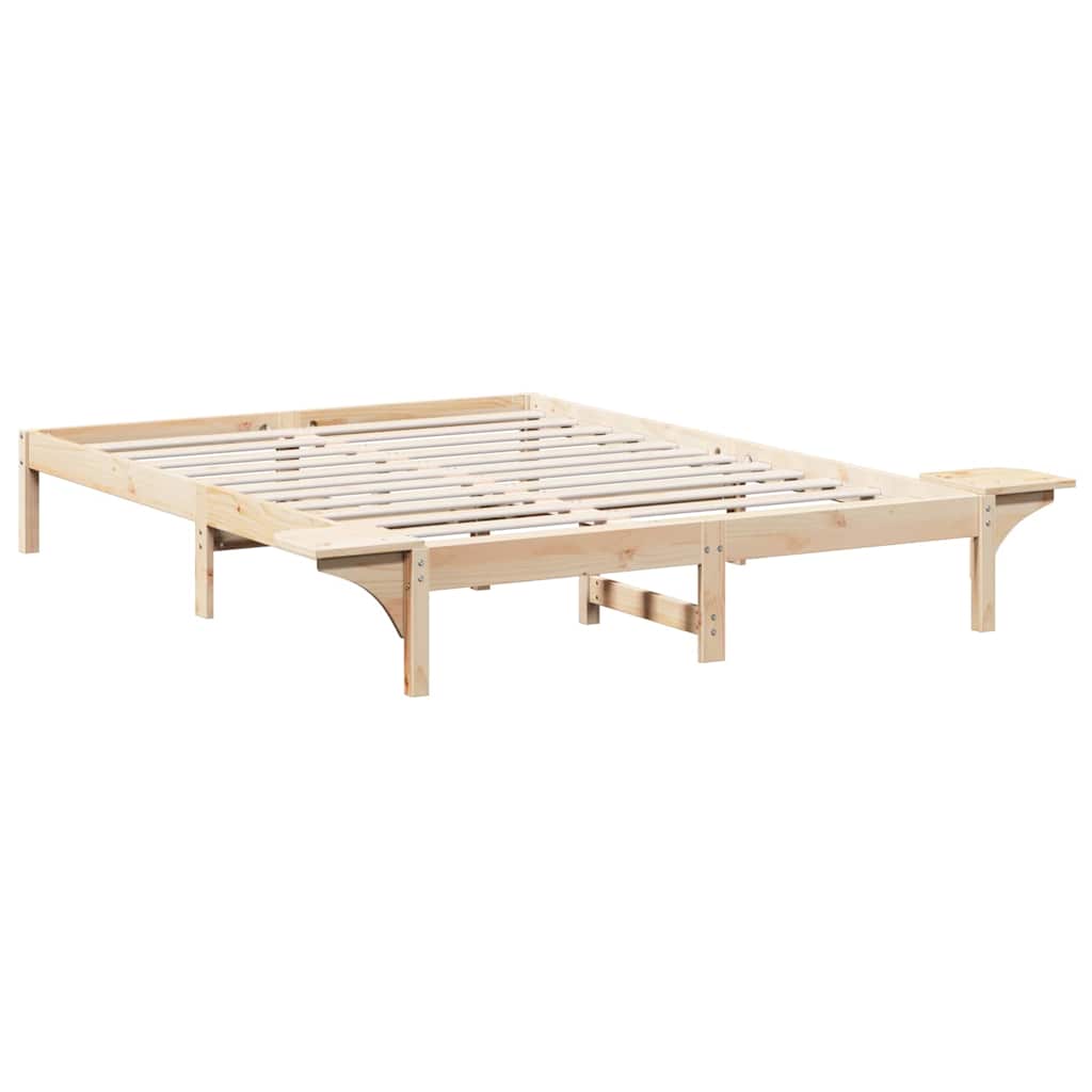Sengestel Naturfarvet 150 x 200 cm Massiv fyrretræ