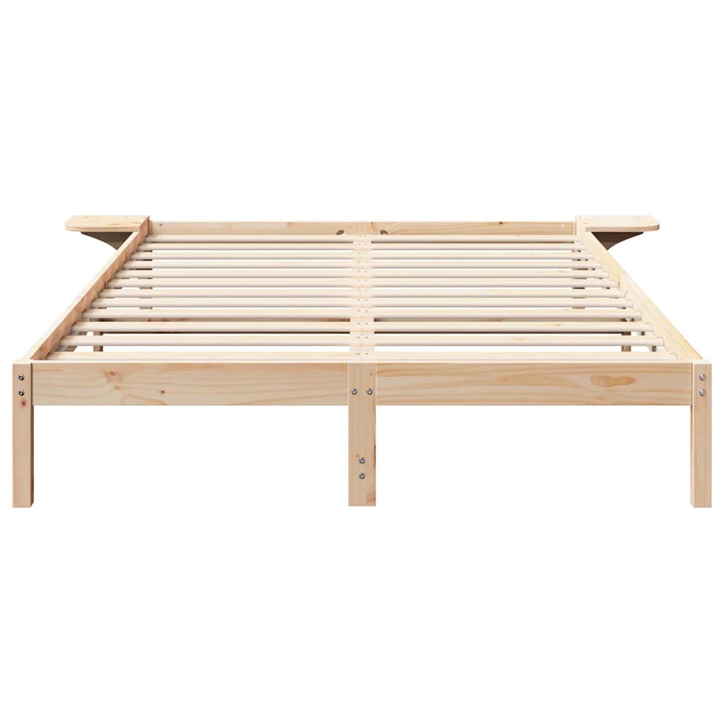 Sengestel Naturfarvet 150 x 200 cm Massiv fyrretræ