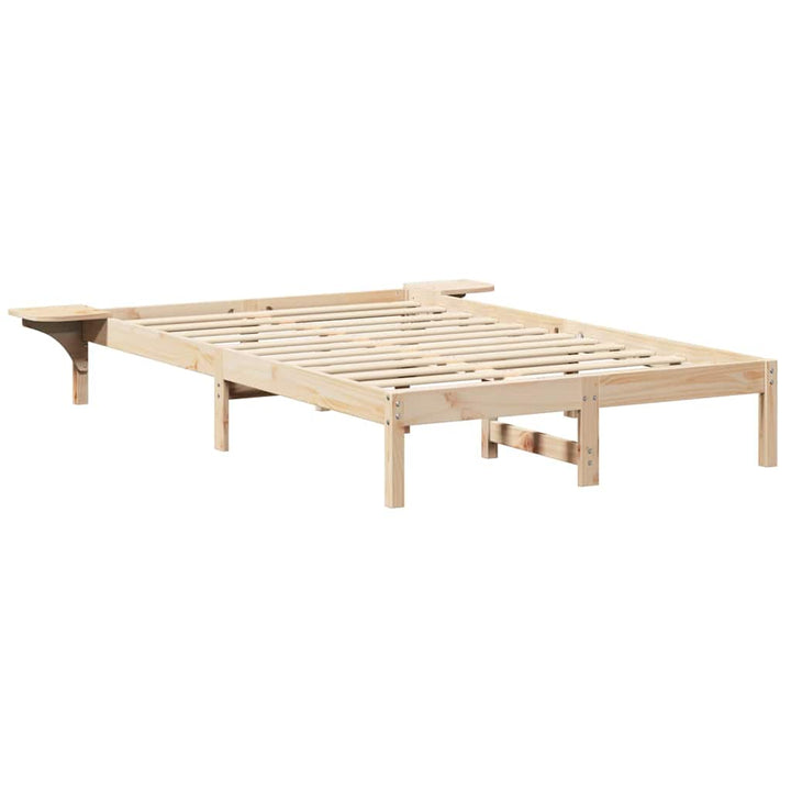 Sengestel Naturfarvet 135 x 190 cm Massiv fyrretræ