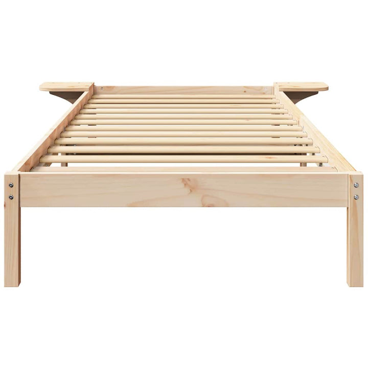 Sengestel Naturfarvet 80 x 200 cm Massiv fyrretræ