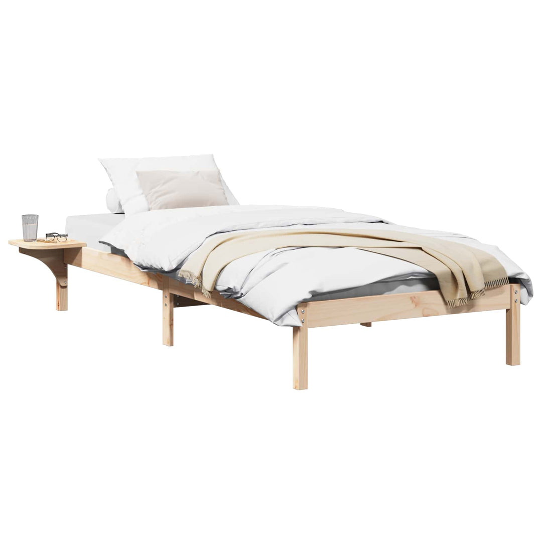 Sengestel Naturfarvet 90 x 190 cm Massiv fyrretræ