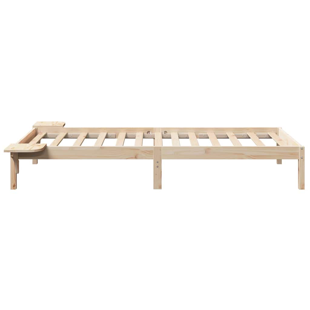 Sengestel Naturfarvet 90 x 190 cm Massiv fyrretræ