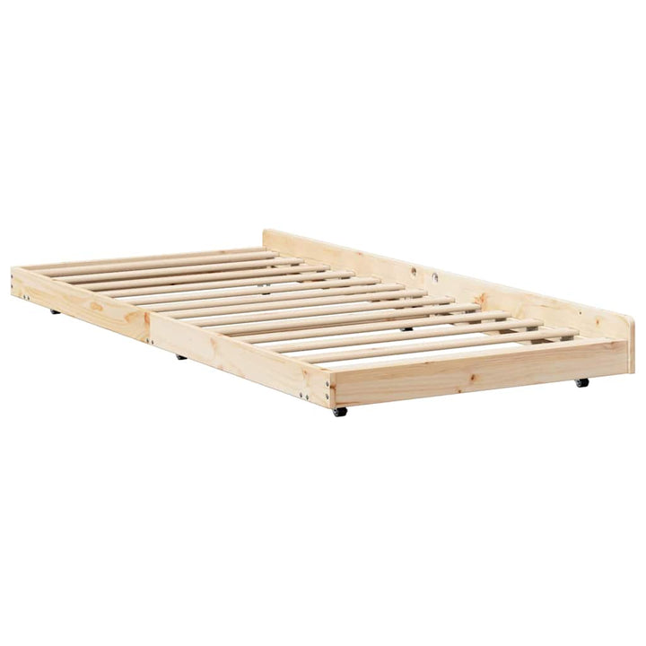 Sengestel Brun 80 x 200 cm Massivt fyrretræ