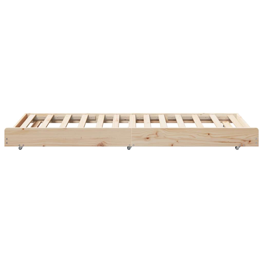 Sengestel Brun 80 x 200 cm Massivt fyrretræ