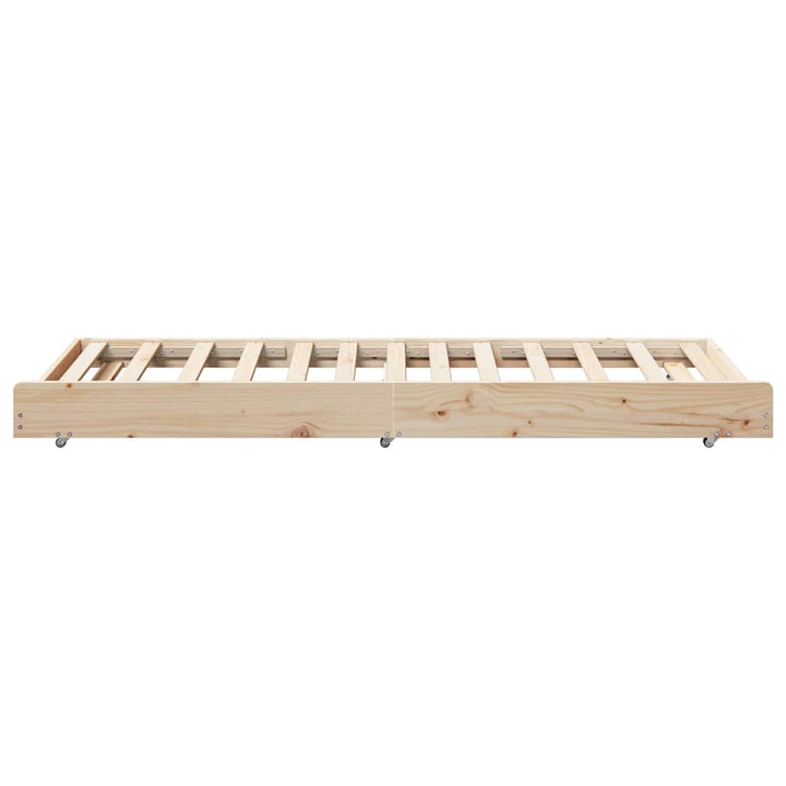 Sengestel Brun 80 x 200 cm Massivt fyrretræ