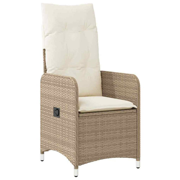 Have Spisebordssæt 5 stk. Beige polyrattan