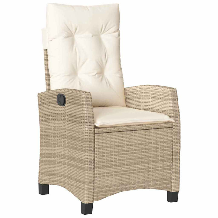 Have Spisebordssæt med pude 5 pcs Beige polyrattan