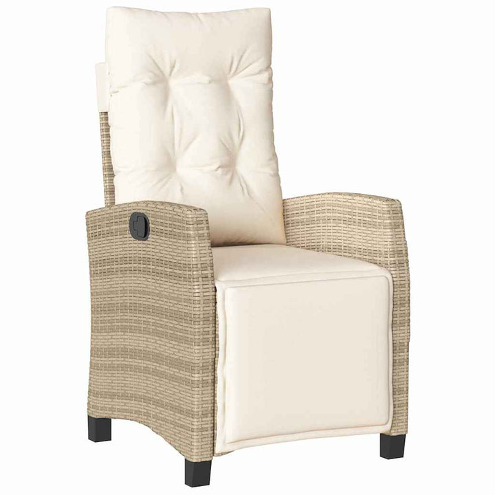 Have Spisebordssæt med pude 7 pcs Beige polyrattan