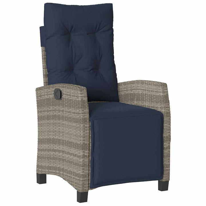 Have Spisebordssæt med pude 3 pcs Grå polyrattan