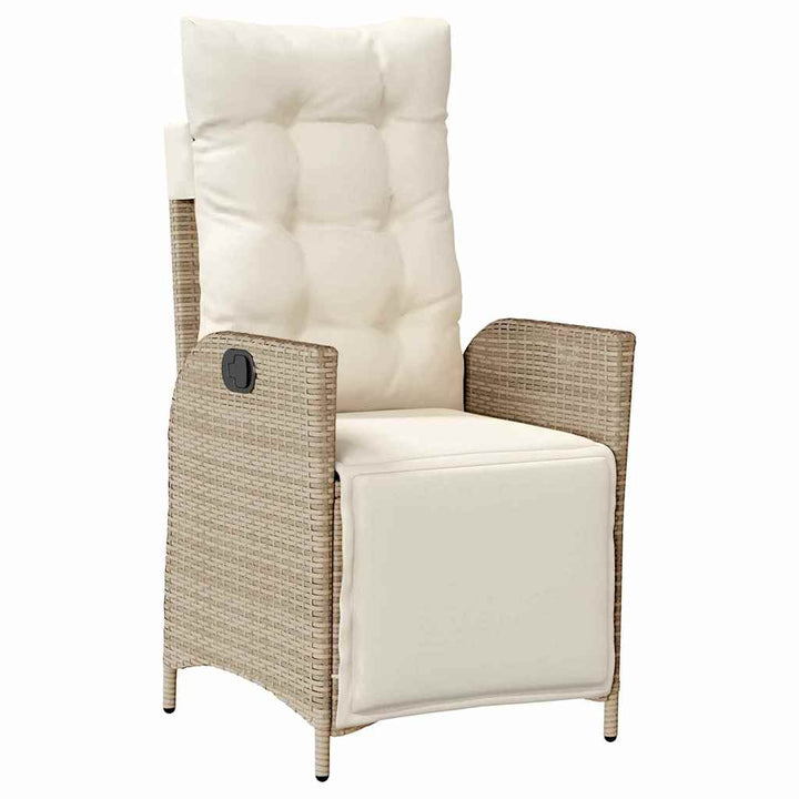 Have Spisebordssæt med pude 3 pcs Beige polyrattan