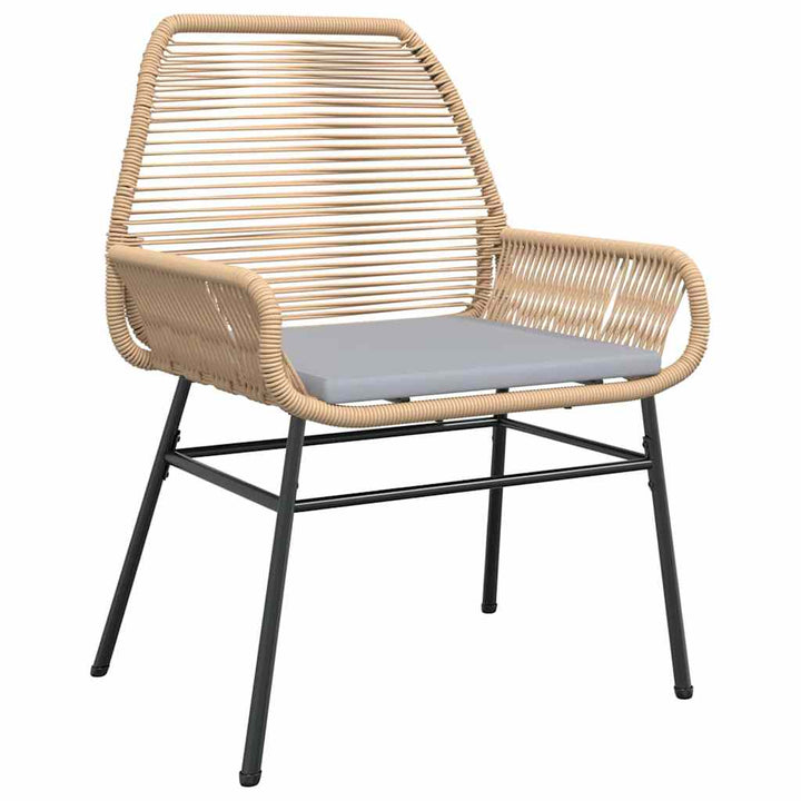 Have Spisebordssæt 9 stk. Brun polyrattan