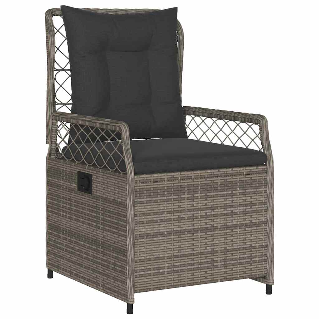 Have Spisebordssæt 5 pcs Grå polyrattan