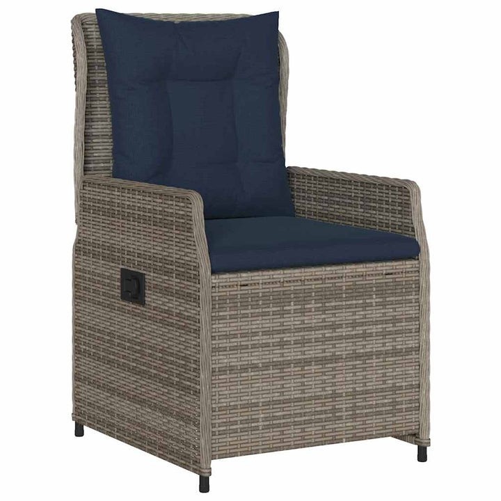 Have Spisebordssæt med pude 3 pcs Grå Poly rattan