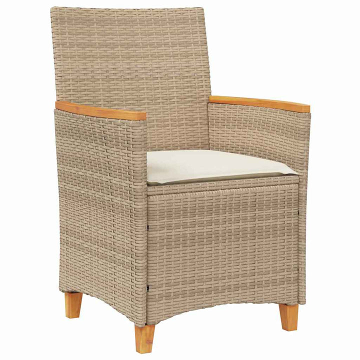 Have Spisebordssæt 5 pcs Beige polyrattan