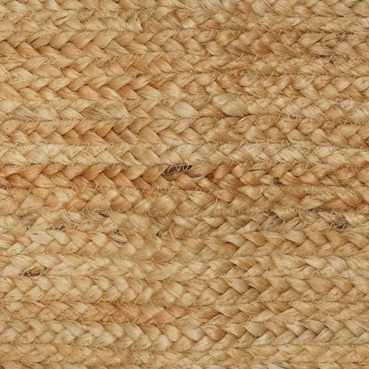 Områdetæpper Naturfarvet 120 x 120 cm Jute