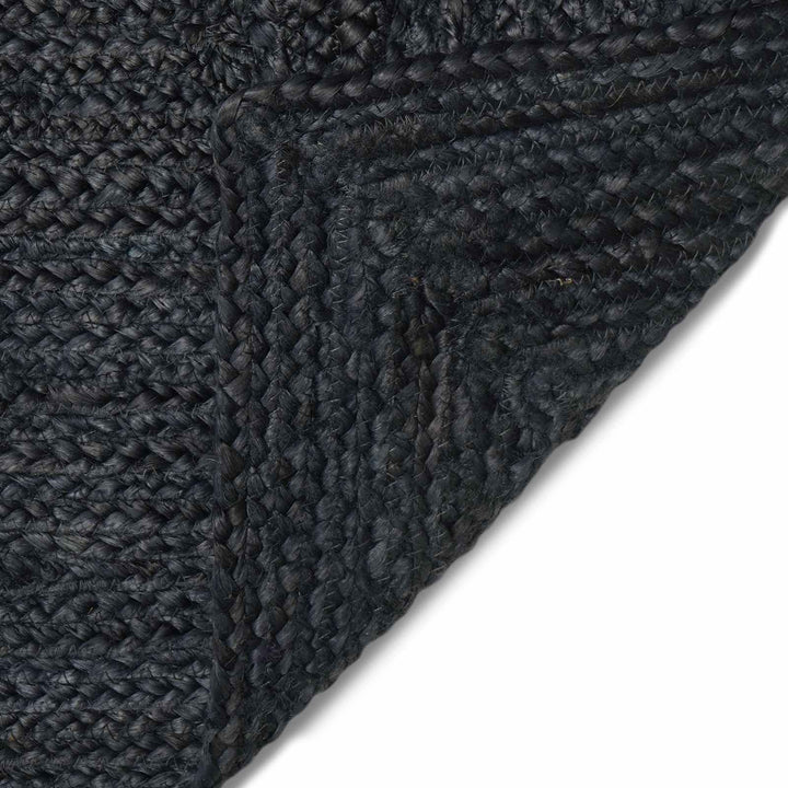 Områdetæpper Rektangulær Mørkegrå 100 x 200 cm Jute