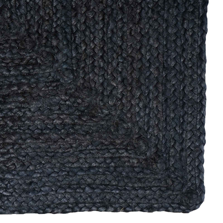 Områdetæpper Rektangulær Mørkegrå 120 x 170 cm Jute
