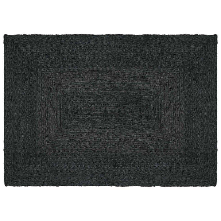 Områdetæpper Rektangulær Mørkegrå 140 x 200 cm Jute